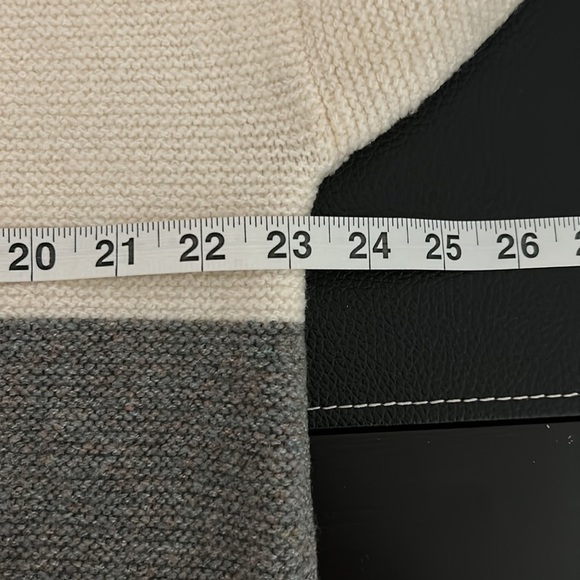 MADEWELL Andria Pullover Sweater in Coziest Yarn Wide Sleeves Heather Honey Sz L - Picture 14 of 14